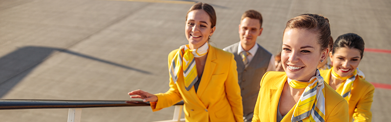 01 17 22 Creative ways to move to Hawaii _ job Flight attendants boarding via stairs